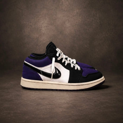 Air Jordan 1 Low Court Purple | Premium Leather Lifestyle Sneakers for Men & Women