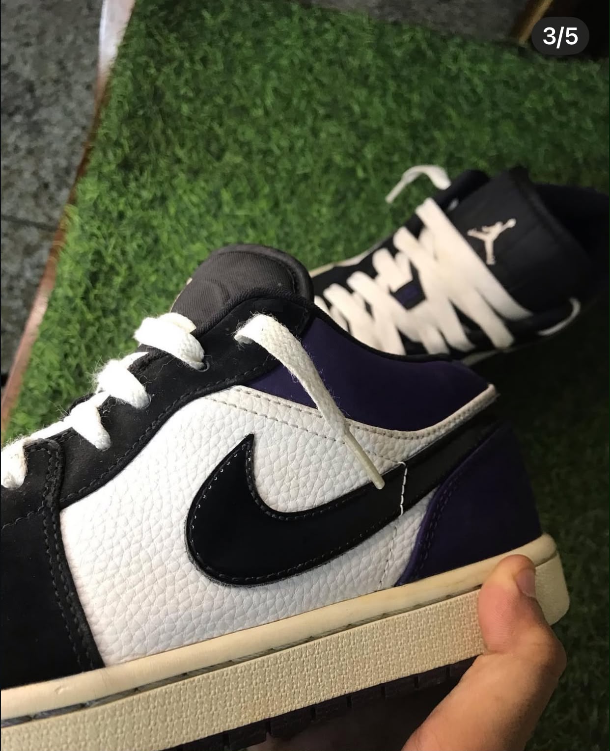 Air Jordan 1 Low Court Purple | Premium Leather Lifestyle Sneakers for Men & Women