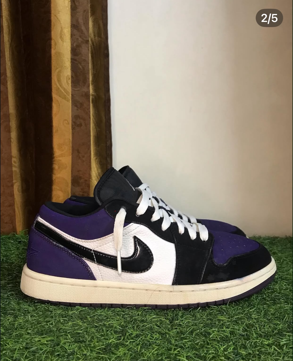 Air Jordan 1 Low Court Purple | Premium Leather Lifestyle Sneakers for Men & Women