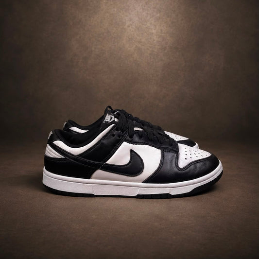 Nike Dunk Low Panda | Classic Black & White Leather Sneakers for Men & Women